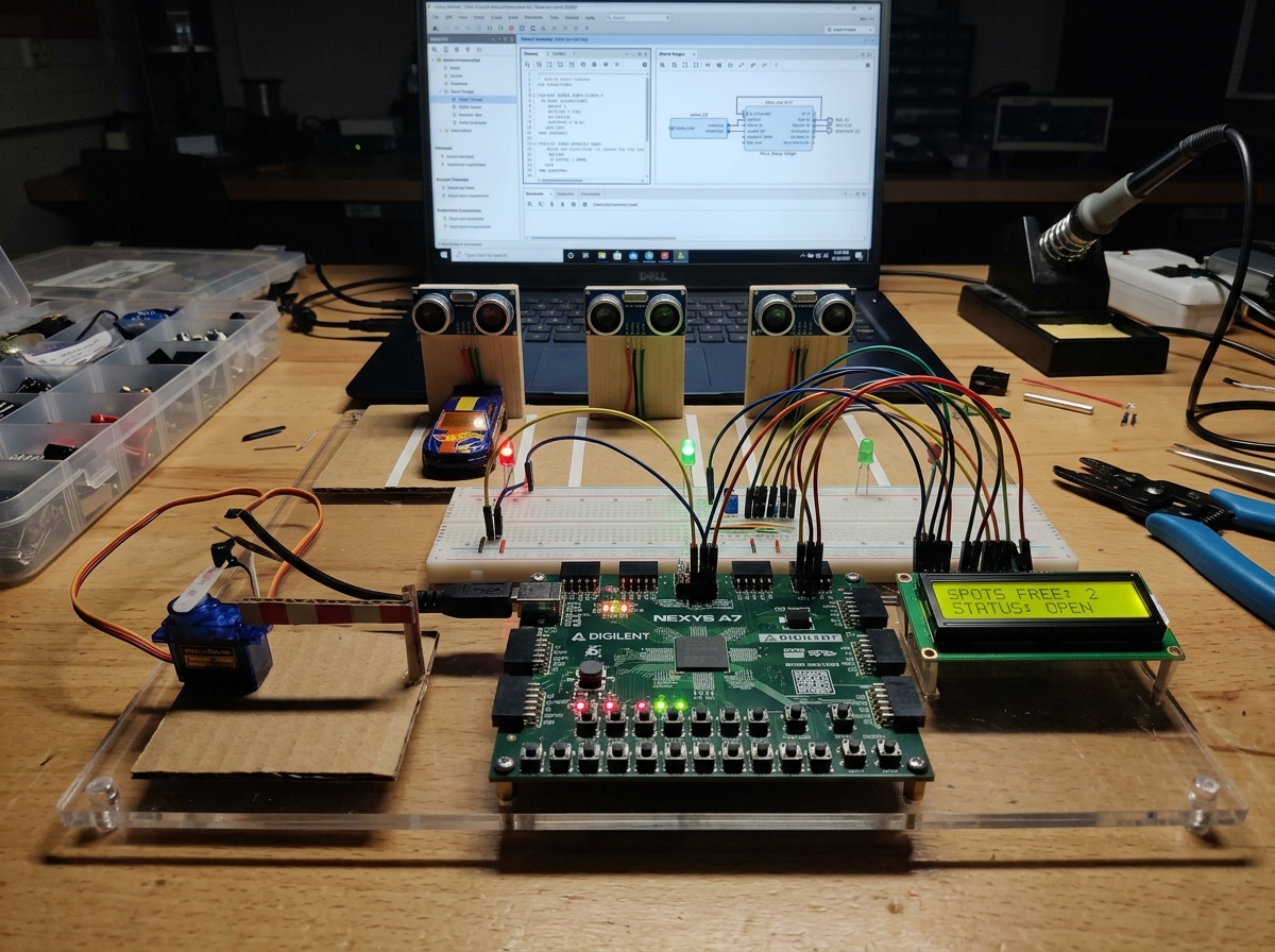 Car Parking System using FPGA