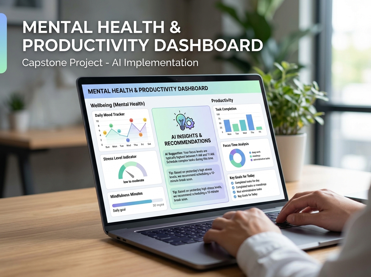 Mental Health & Productivity Dashboard