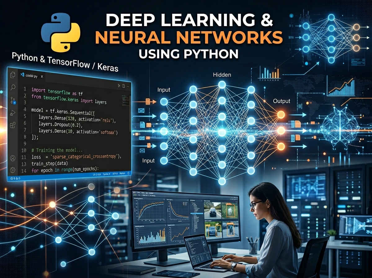 Deep Learning and Neural Networks using Python