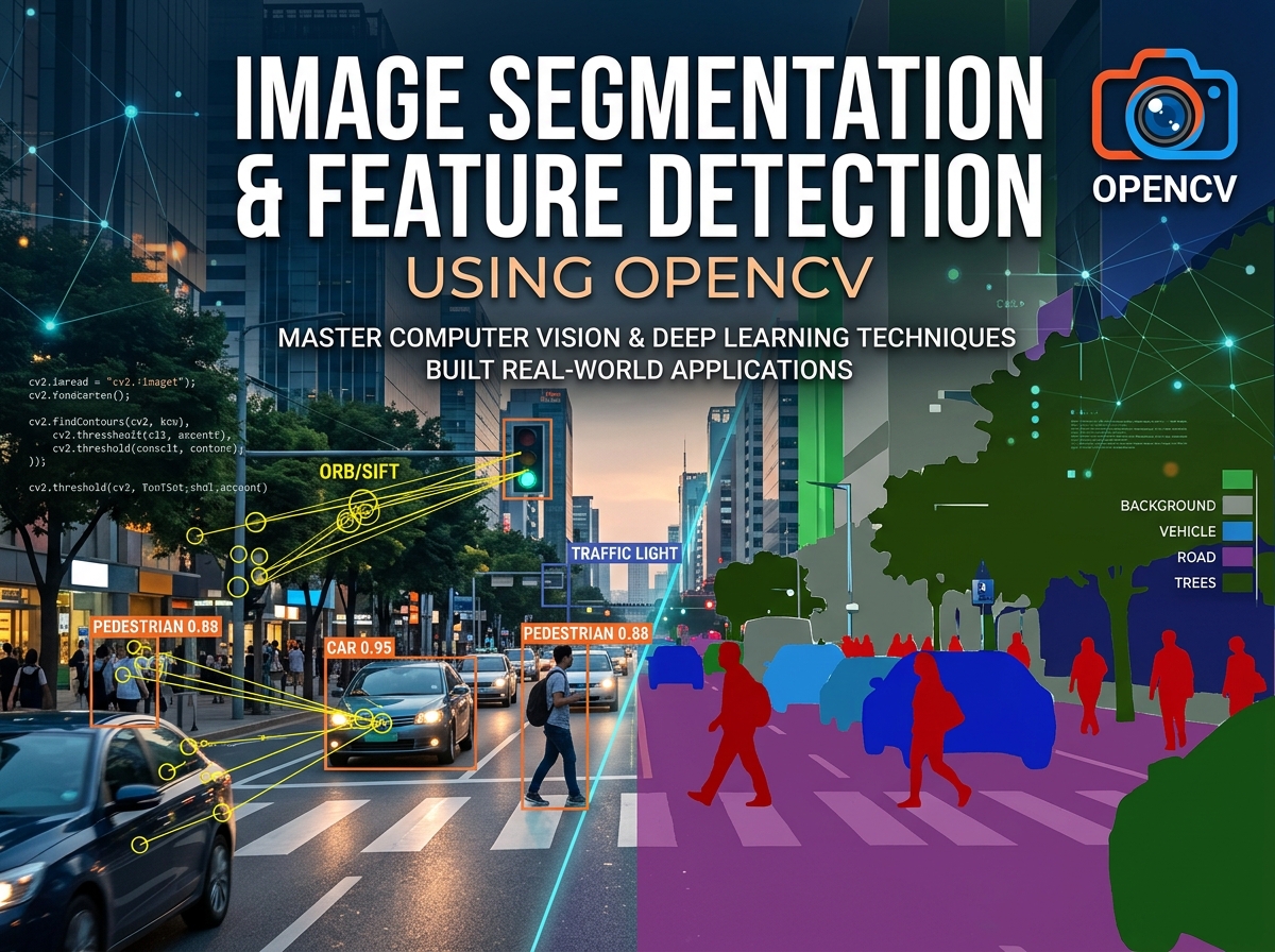 Image Segmentation and Feature Detection using OpenCV