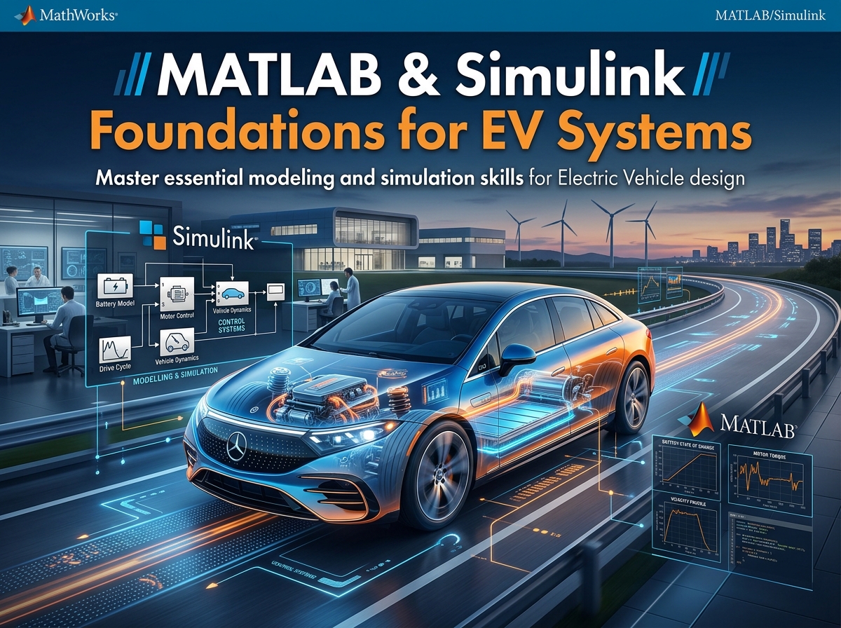MATLAB & Simulink Foundations for EV Systemss